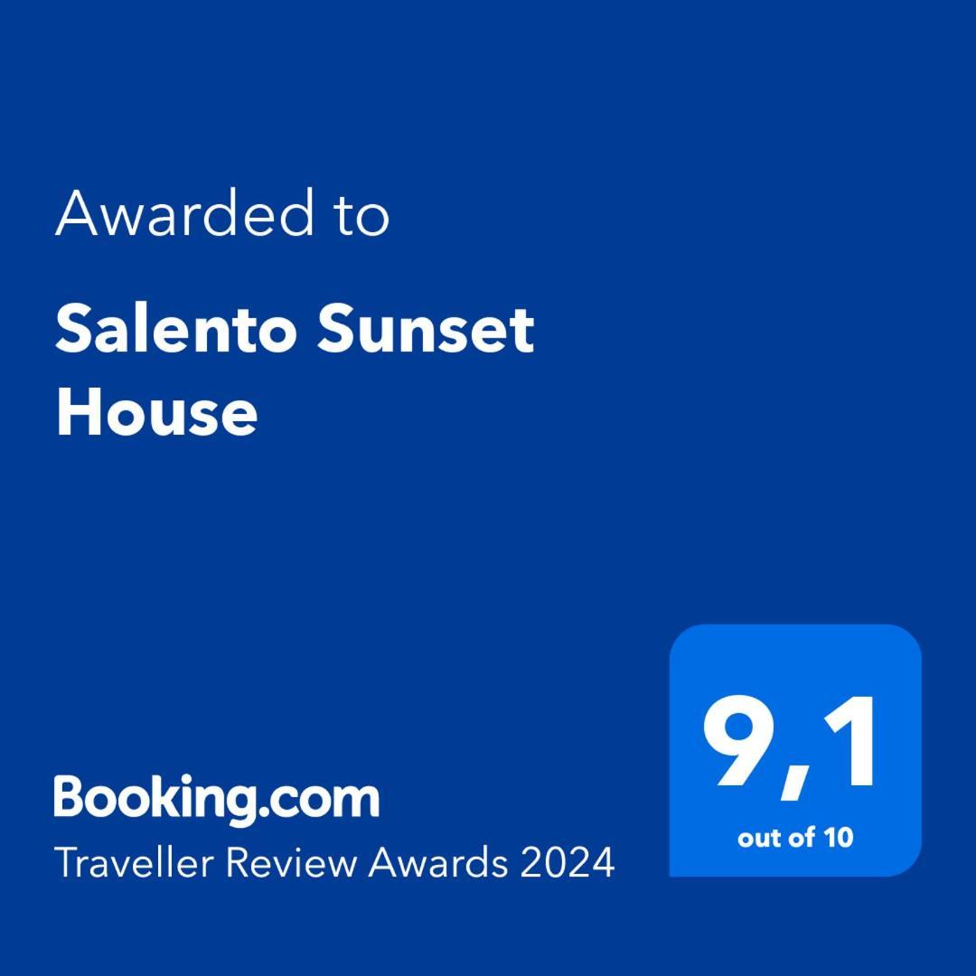Salento Sunset House Villa Pulsano Bagian luar foto